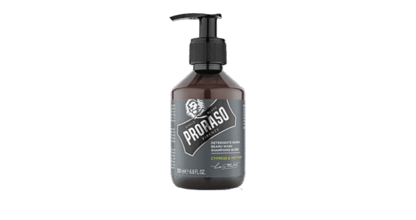 Proraso Beard Wash Cypress & Vetyver Scent – Cleanse, Soften and Smoothe Both Beard and Skin