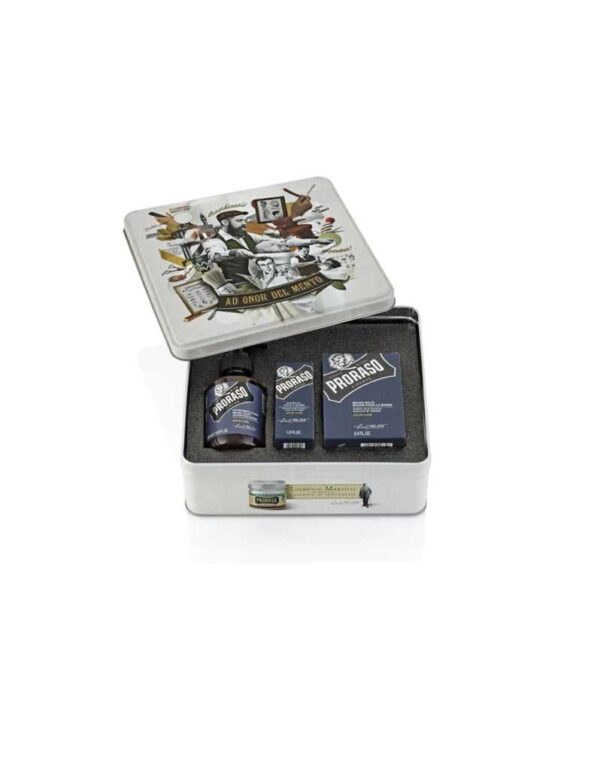 Beard care tin Azure Lime